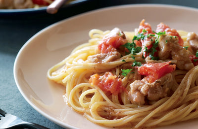 Pâtes aux tomates et au poulet