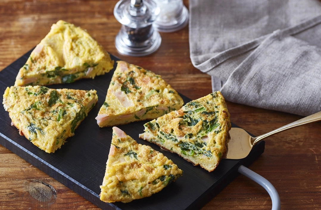 Spinach and Ham Omelet