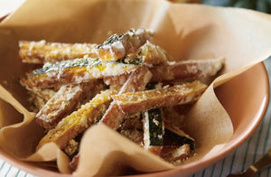 Crispy pumpkin fries